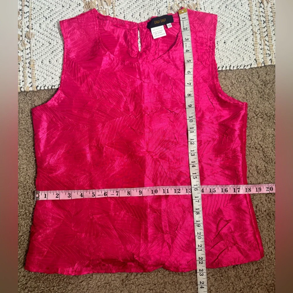 Bala Bala Hot Pink Top Blouse & Matching Jacket Set